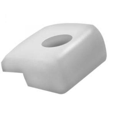 Кляймер исп.2 (стеклодержатель пластик) Белый (100шт)